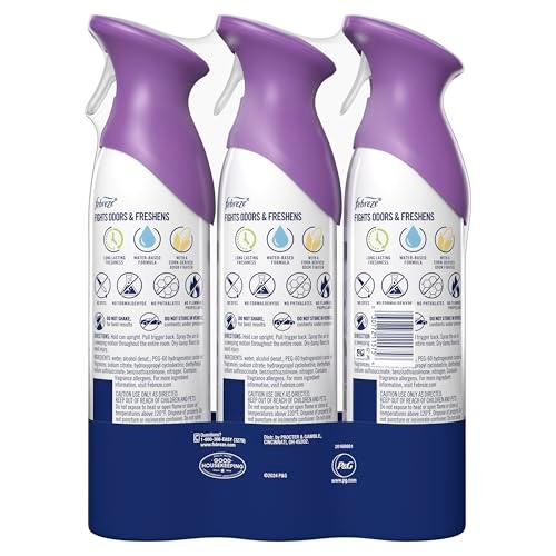 Febreze Air Mist Air Freshener Spray, Odor-Fighting Room Spray, Air Fresheners for Home and Bathroom and Kitchen, Aerosol Can, Southen Lilac Mornings Scent, Purple, 8.8oz (Pack of  thumbnail 12