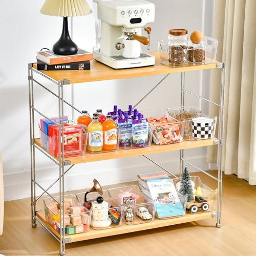 Miniatura de AntStep: Paquete de 12 Contenedores Organizadores Transparentes con Asa 8