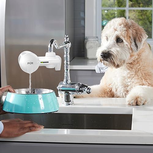 Miniatura de PUR Horizontal Faucet Mount Water Filtration System with Lead Reducing Filter for Cleaner, Filtered Tap Water, Lasts 100 Gallons, Sink Water Filter, Fits Most Kitchen or Bathroom F 2