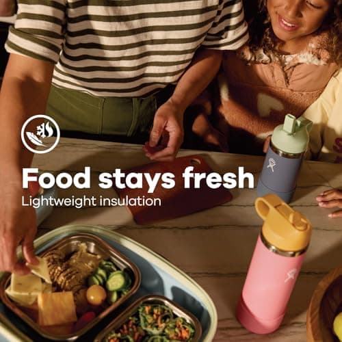 Hydro Flask Lunch Box for Kids - Unisex for Girls or Boys - Insulated Lunch Bag for School in Seaspray Blue thumbnail 4