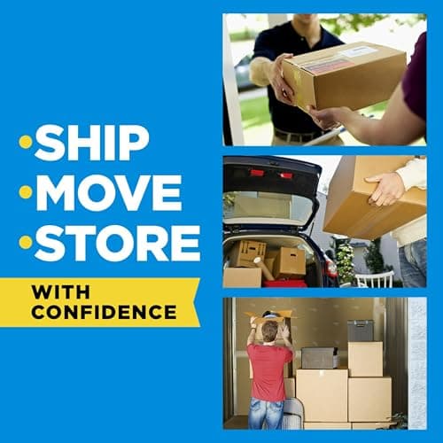 Scotch Heavy Duty Shipping Packing Tape, Clear, Shipping and Packaging Supplies, 1.88 in. x 54.6 yd., 6 Tape Rolls thumbnail 9