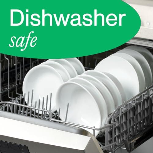 Miniatura de Vajilla Corelle Vitrelle 18 Piezas para 6 Personas - Vidrio de Triple Capa Resistente y Ligero, Blanco Invernal 9