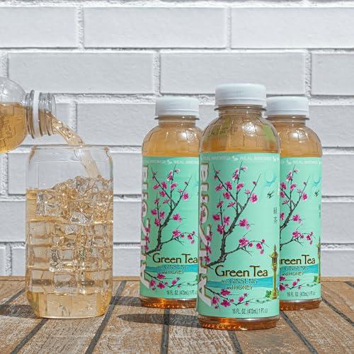 Té Verde AriZona con Ginseng y Miel - 16 fl oz (Paquete de 12)
