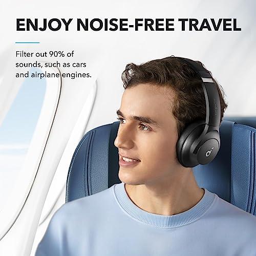 Soundcore by Anker Q20i Hybrid Active Noise Cancelling Headphones, Wireless Over-Ear Bluetooth, 40H Long ANC Playtime, Hi-Res Audio, Big Bass, Customize via an App, Transparency Mo thumbnail 2