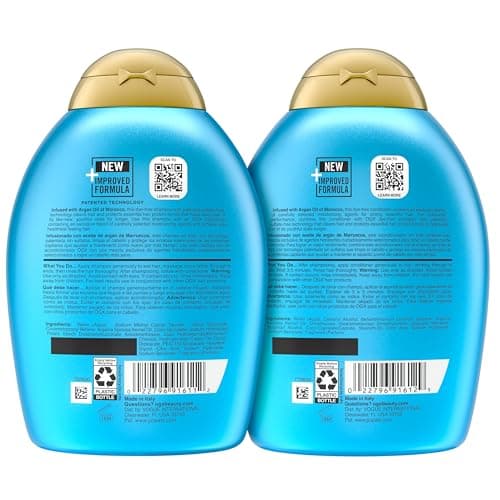 OGX Renewing + Argan Oil of Morocco Shampoo & Conditioner Set, Damage Repairing Shampoo & Conditioner Helps Strengthen & Repair Dry, Damaged Hair, Sulfate-Free Surfactants, 13 fl.  thumbnail 7