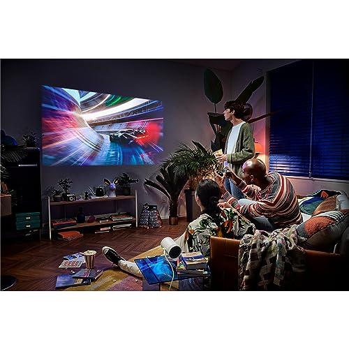 Samsung 30” - 100” The Freestyle 2nd Gen with Gaming Hub Smart Portable Projector, FHD, HDR, Big Screen Home Theater Experience, 360 Sound, SP-LFF3CLAXXZA, 2023 Model thumbnail 10