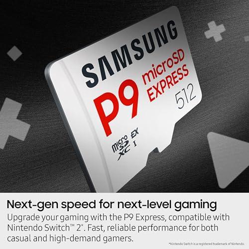 Miniatura de Samsung P9 Express microSDXC 256GB (800 MB/s) para Nintendo Switch 2 4