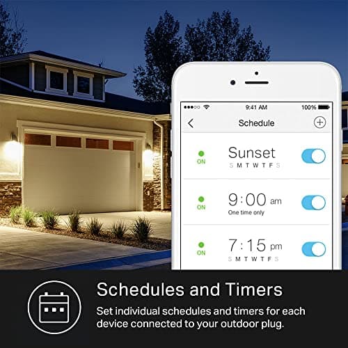 Kasa Apple HomeKit Outdoor Smart Plug, 2 Sockets, IP64 Weather Resistance for Outdoor String Lights, Compatible with Siri, Alexa & Google Home, Long Wi-Fi Range, 2.4G Wi-Fi Only, E thumbnail 8