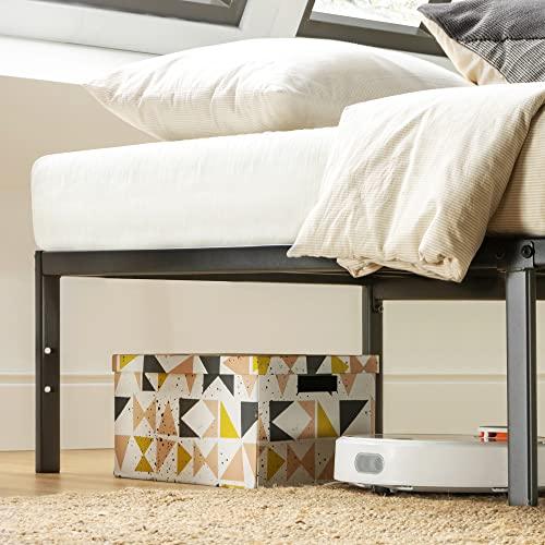 Best Price Mattress 14 Inch Metal Platform Beds w/ Heavy Duty Steel Slat Mattress Foundation (No Box Spring Needed), Queen, Black thumbnail 5