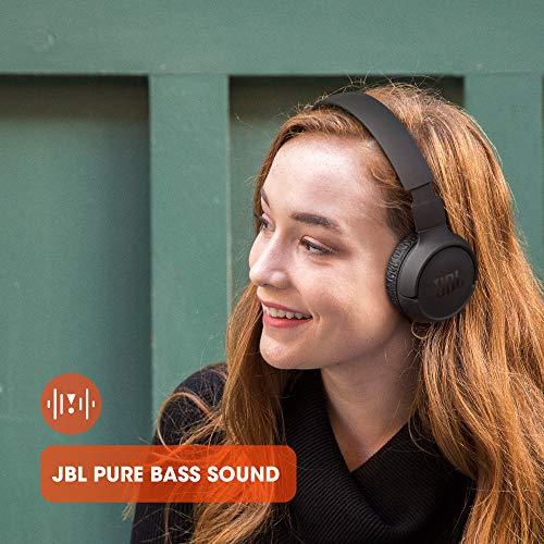 JBL Tune 510BT - Bluetooth headphones with up to 40 hours battery, microphone for call, foldable and comfortable, Android and iOs compatible (Rose) thumbnail 3