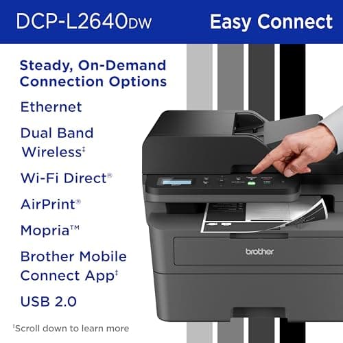 Miniatura de Brother DCP-L2640DW Impresora Láser Multifunción Monocromática Inalámbrica (Renovada) 5