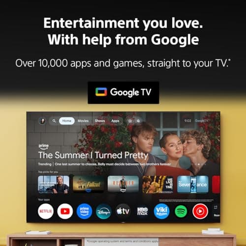 Sony 100 Inch BRAVIA 3 II LED 4K HDR Smart Google TV with Gemini K100XR30M2