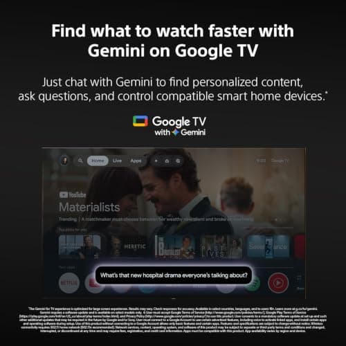 Miniatura de Smart TV Sony BRAVIA 6 OLED 4K HDR de 65 pulgadas con Gemini (K-65A60) 10
