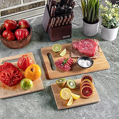 Miniatura de Tablas de Cortar de Bambú para Cocina [Set de 3] 2