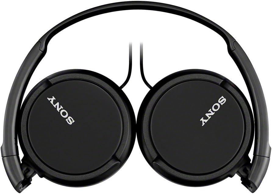 Sony ZX Series Wired On-Ear Headphones with Mic, Black MDR-ZX110AP