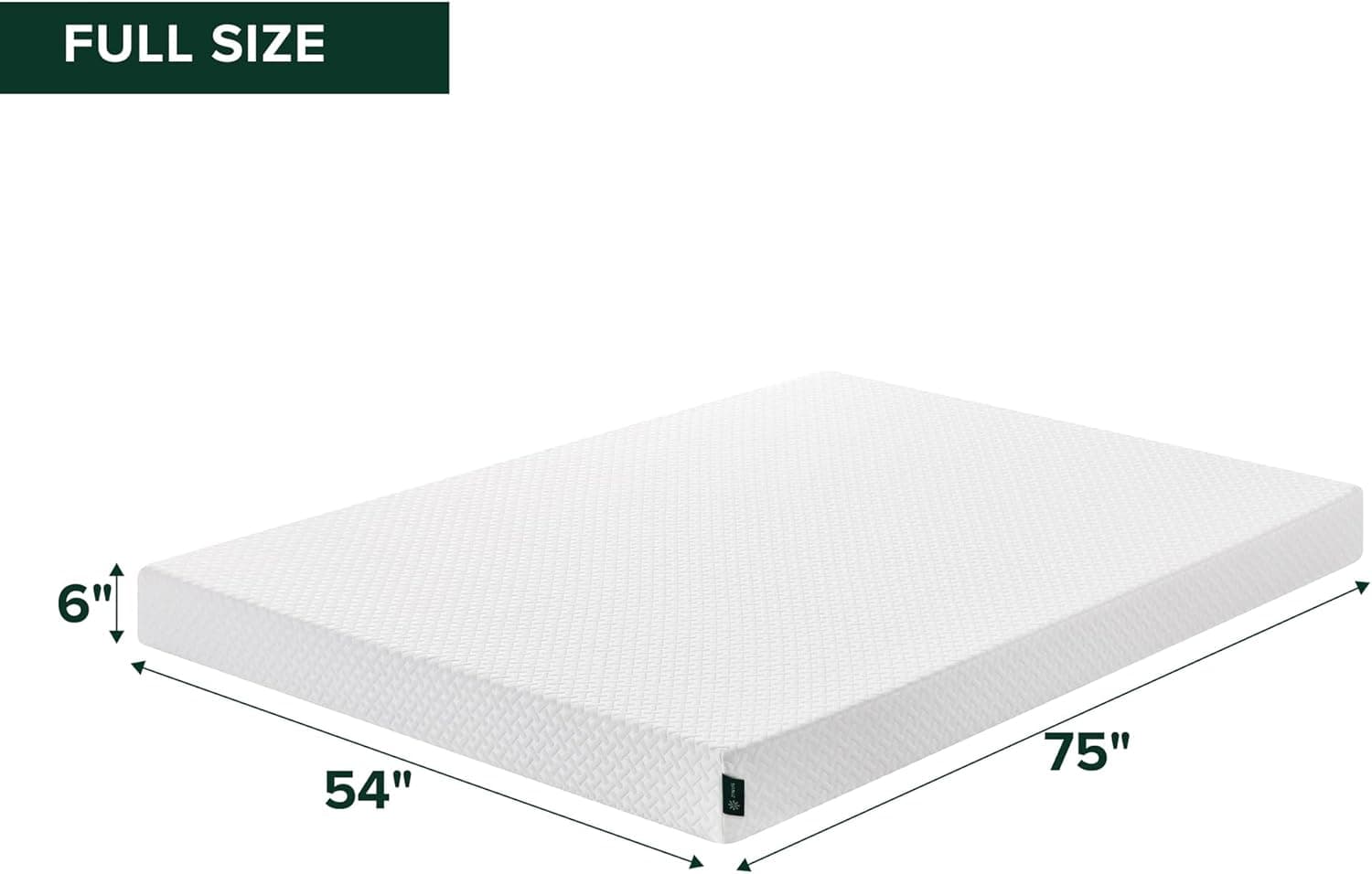 ZINUS 6 Inch Full Cooling Essential Memory Foam Mattress [NewVersion], Fiberglass Free, Medium Feel, Breathable Cooling Layers, Certified Safe Materials