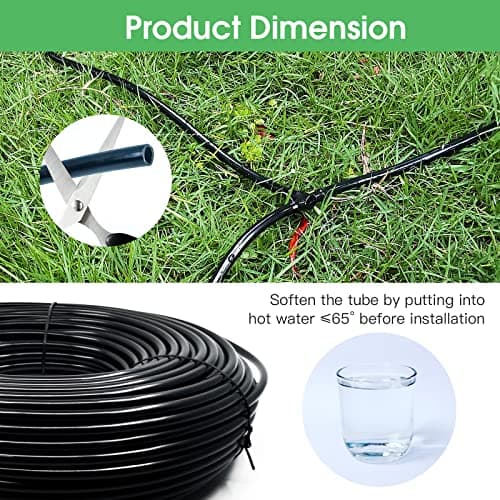 Manguera de Riego por Goteo Maotong 100FT 1/4 Pulgada