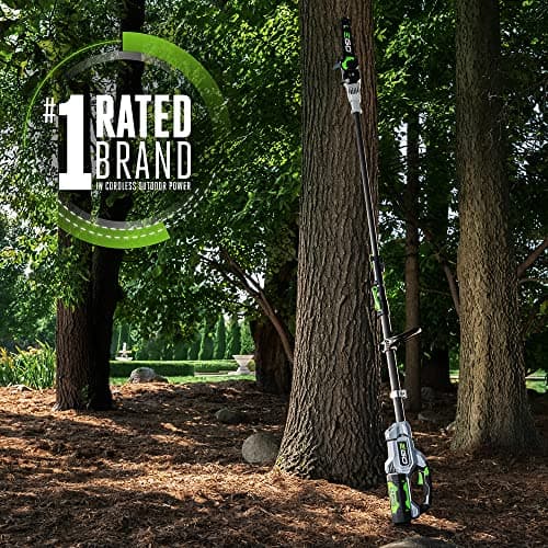 EGO Power+ Pole Saw for Tree Trimming, Cordless Electric Pole Saw with Telescopic LED Cut Line Indicator, Includes 56V 2.5Ah Battery and Charger - PS1001 thumbnail 2