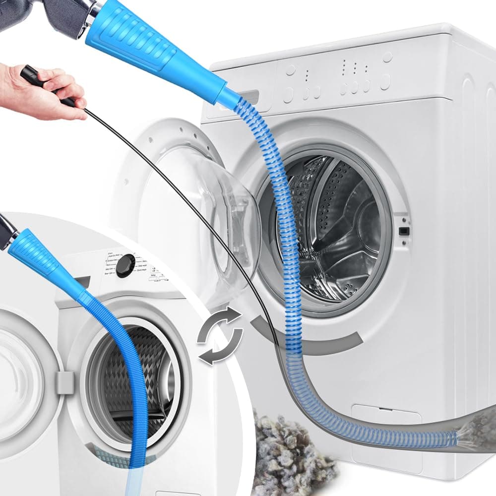 Kit Limpiador de Ductos de Secadora Sealegend (2 Mangueras, Azul)