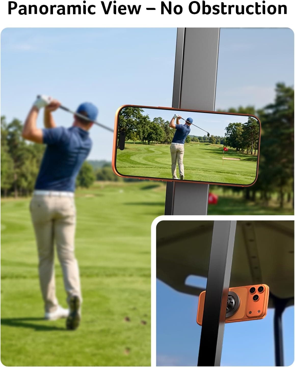 Acer Gadget Magnetic Golf Cart Phone Holder, 360° Rotation, Pocket-Sized thumbnail 2