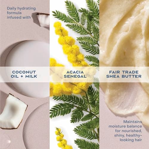 Miniatura de SheaMoisture Daily Hydration Shampoo for All Hair Types 100% Virgin Coconut Oil Sulfate-Free, 13 Oz 6