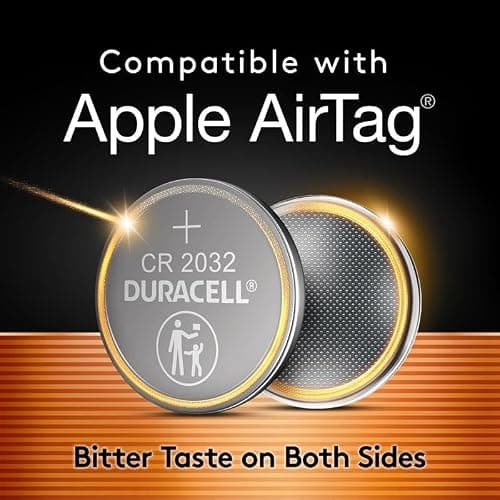 Miniatura de Baterías de Litio Duracell 2032, Paquete de 6, para AirTag y Controles de Auto 5