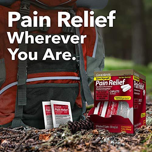 Miniatura de GoodSense Acetaminofén Extra Fuerte 500 mg, Alivia Dolor y Fiebre, Tapa Fácil, 100 Tabletas 7