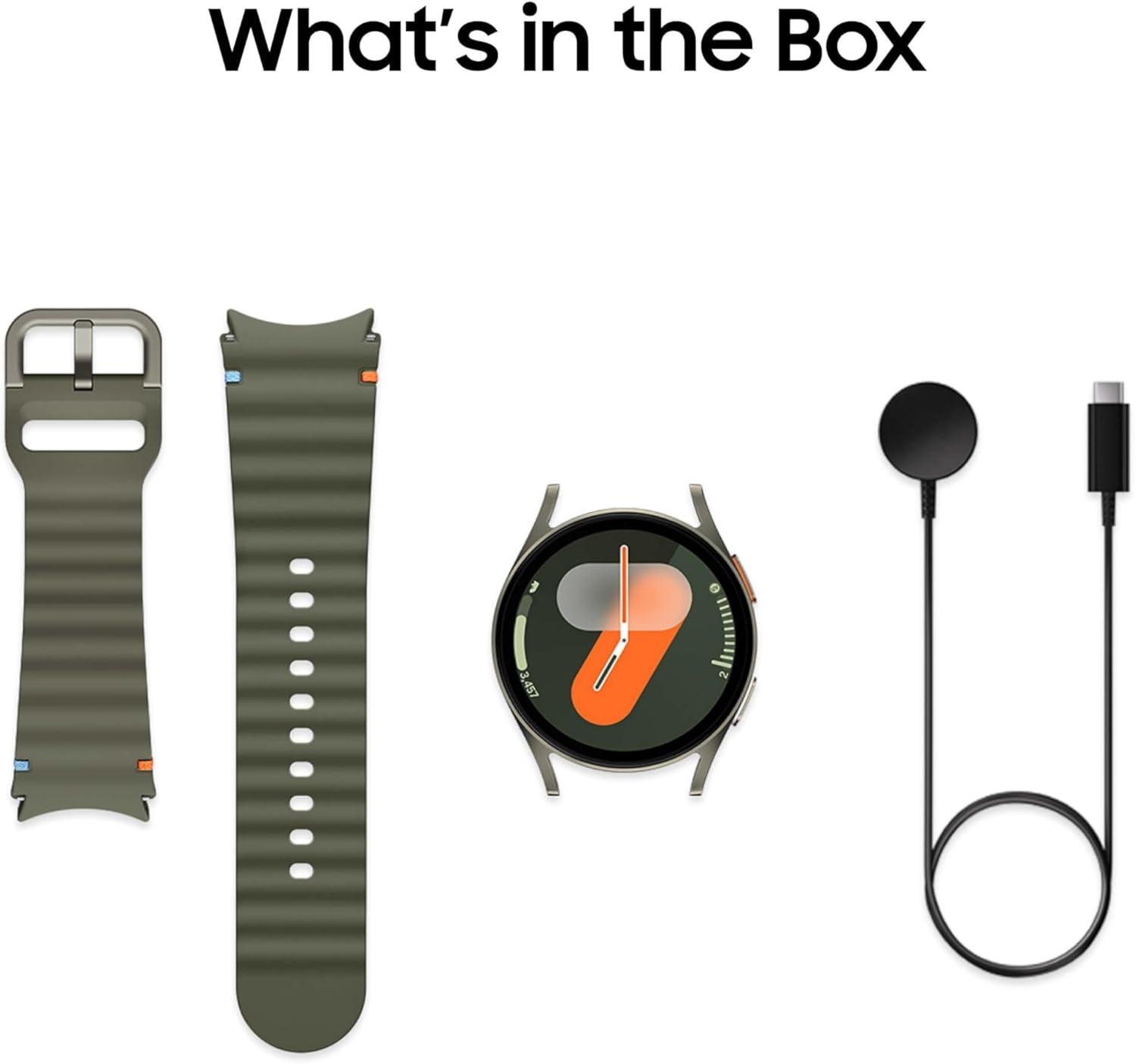 Samsung Galaxy Watch 7 40mm Bluetooth AI Smartwatch w/Energy Score, Wellness Tips, Heart Rate Tracking, Sleep Monitor, Fitness Tracker, 2024, Green 