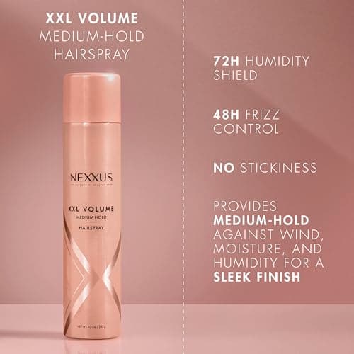 Nexxus Styling Spray XXL Finish Volume Medium Hold Hairspray Powered by STYLEPROTECT Technology 10 oz thumbnail 4