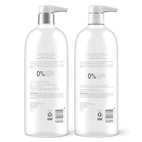 Nexxus Clean and Pure Clarifying Shampoo and Conditioner 2-Pack With ProteinFusion, for Nourished Hair Paraben Free 33.8 oz thumbnail 2