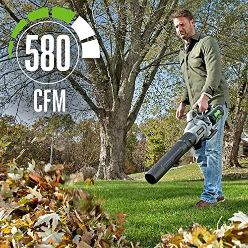 EGO Power+ LB5800 580CFM 56-Volt Variable-Speed Lithium-ion Cordless Blower, Tool Only, Black thumbnail 3