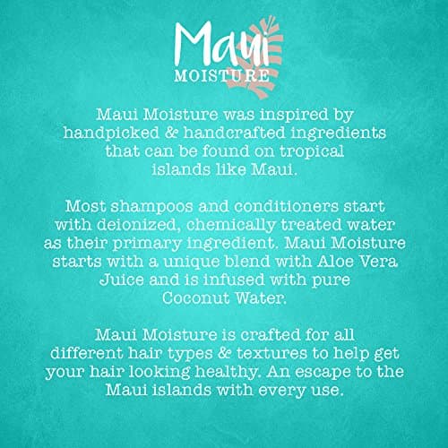 Acondicionador Maui Moisture Leche de Coco Nutre & Hidrata para Rizos, Sin Siliconas/Parabenos, 13 fl oz