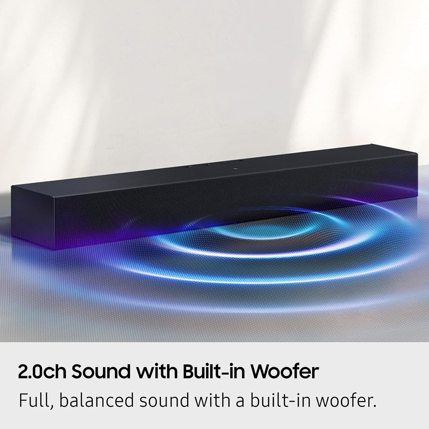 Samsung B-Series Soundbar HW B400F 2.0 ch Soundbar with Built in Subwoofer (2025 Model) One Remote Control