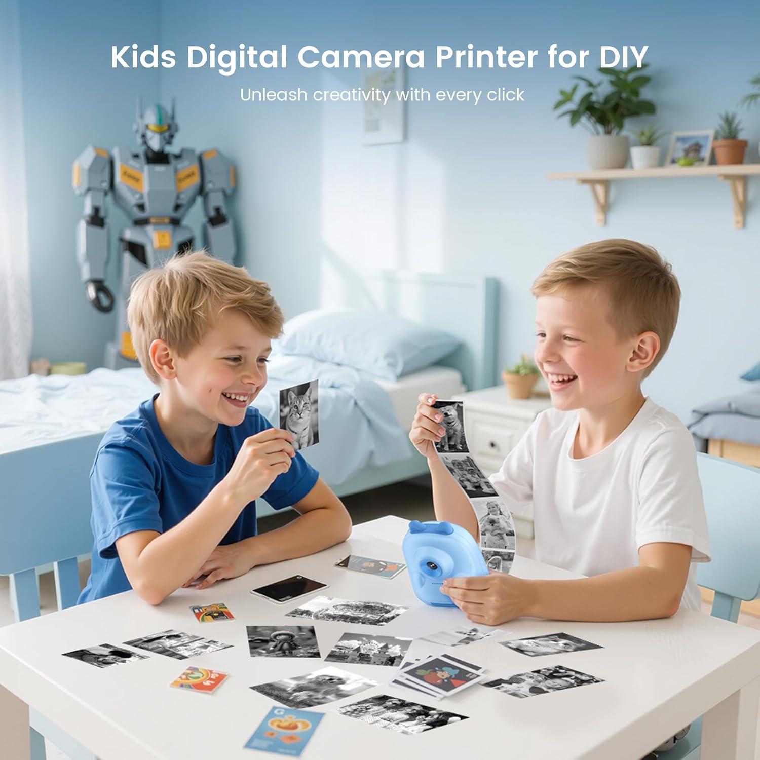 Kids Camera Instant Print Photos, Digital Instant Print Camera for Kids