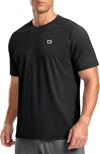 G Gradual Men's Athletic Workout T-Shirt with UPF 50+ Sun Protection