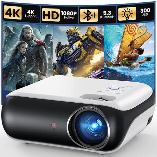 HAPPRUN Native 1080P Bluetooth Projector thumbnail 7