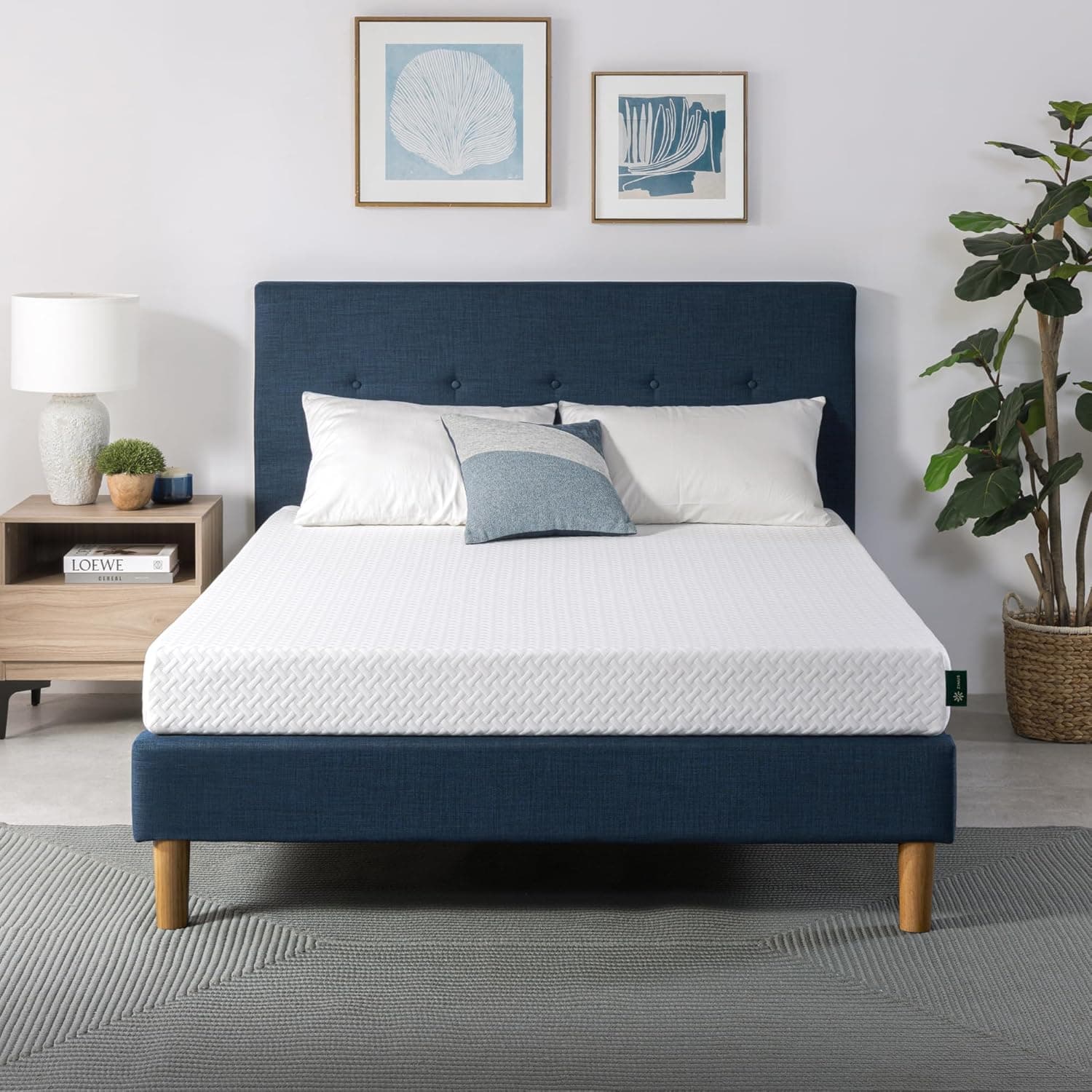 ZINUS 6 Inch Full Cooling Essential Memory Foam Mattress [NewVersion], Fiberglass Free, Medium Feel, Breathable Cooling Layers, Certified Safe Materials
