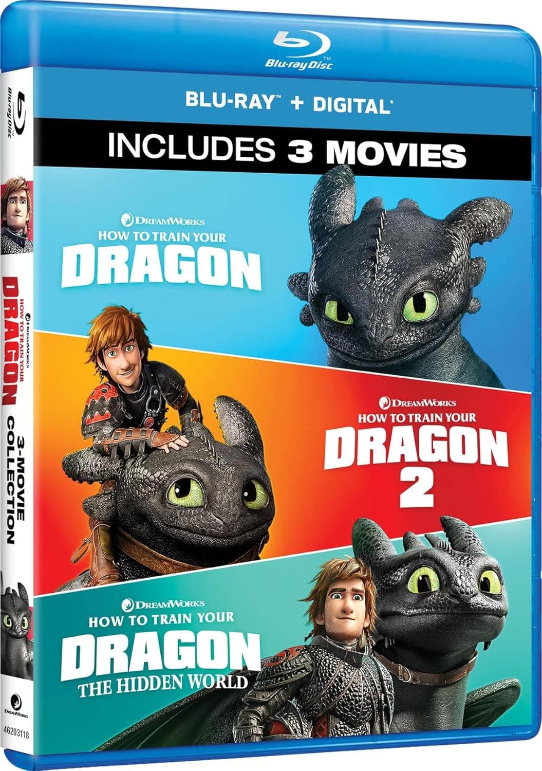How to Train Your Dragon: 3-Movie Collection - Blu-ray + Digital