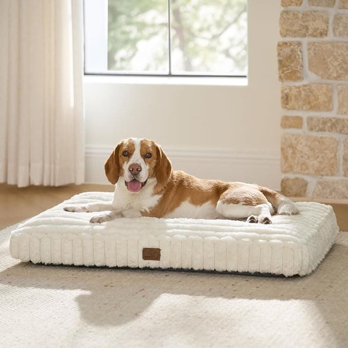 Cama para Perro Bedsure ComfyFleece, 89x56 cm
