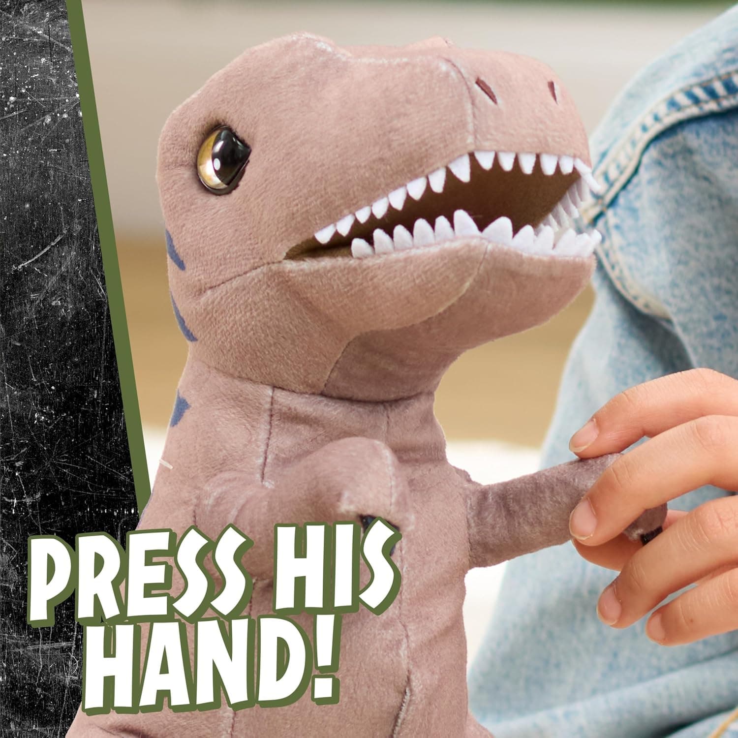 Miniatura de JURASSIC WORLD Roarin T-REX Plush, Kids Toys for Ages 3 Up by Just Play 4