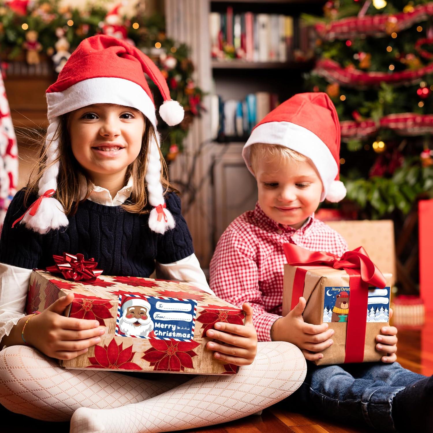 OHOME 500 PCS Christmas Gift Tags - Gift Tags for Christmas Presents - Christmas Gifts for Women Men Kids