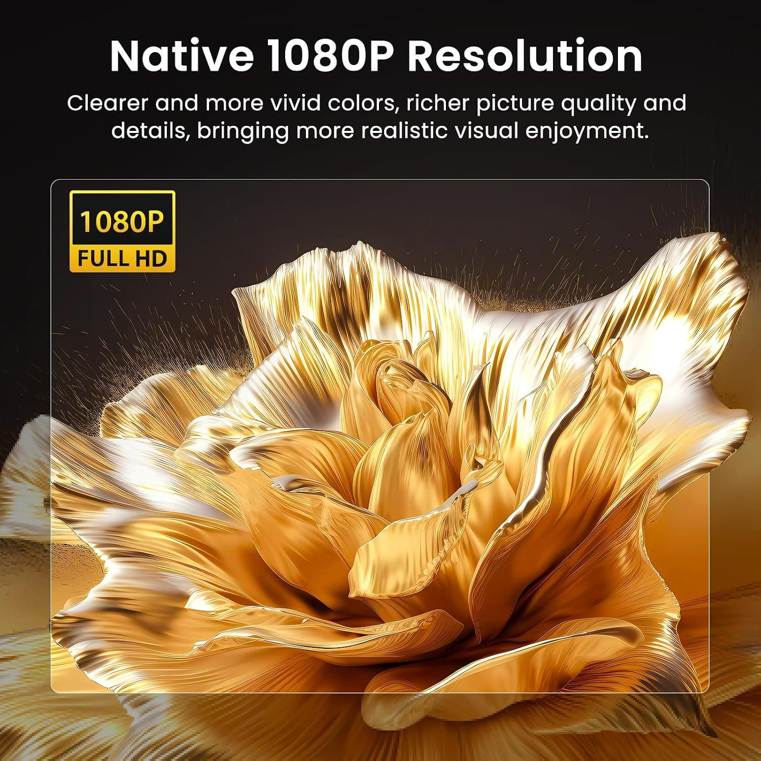 Proyector Bluetooth HAPPRUN Full HD 1080P Nativo