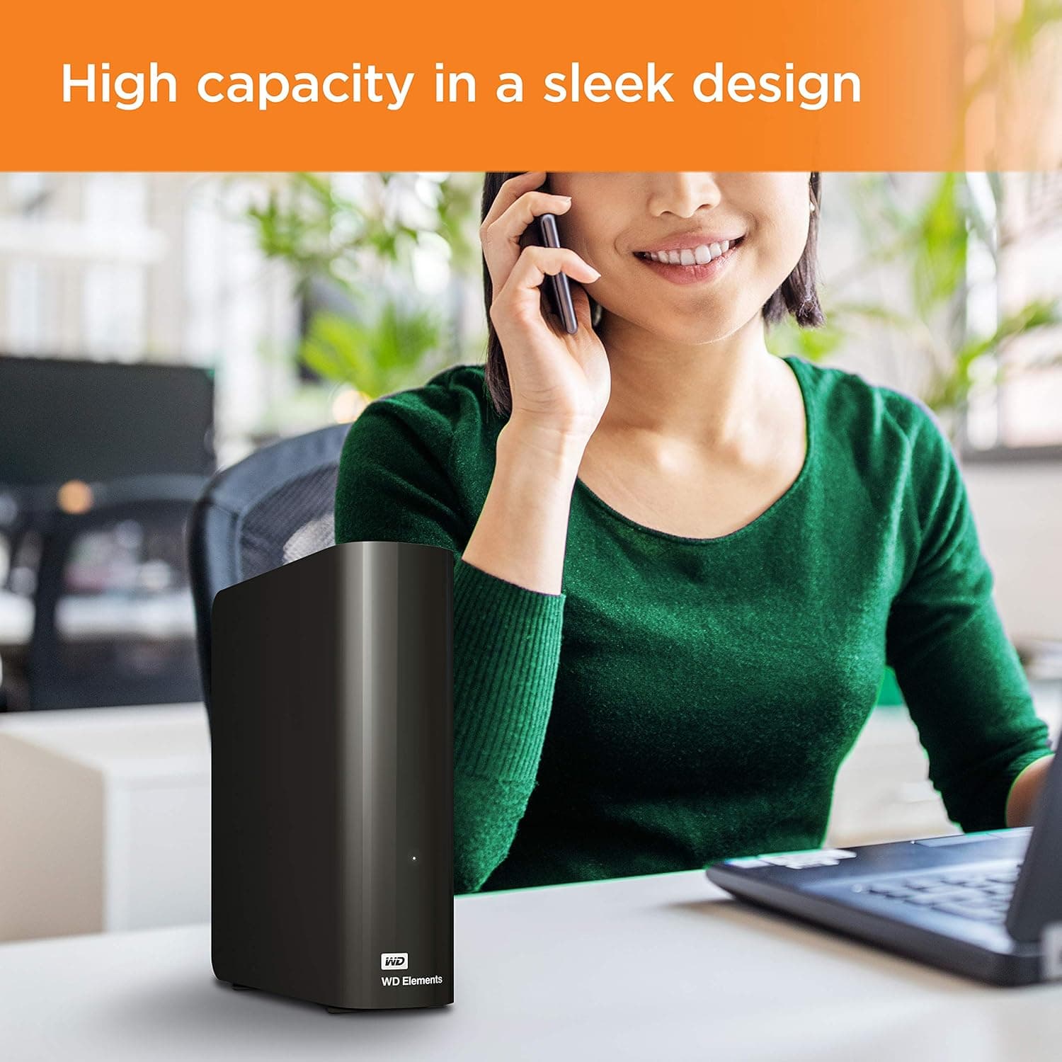 Miniatura de Western Digital 14TB Elements Desktop External Hard Drive, USB 3.0 external hard drive for plug-and-play storage 5