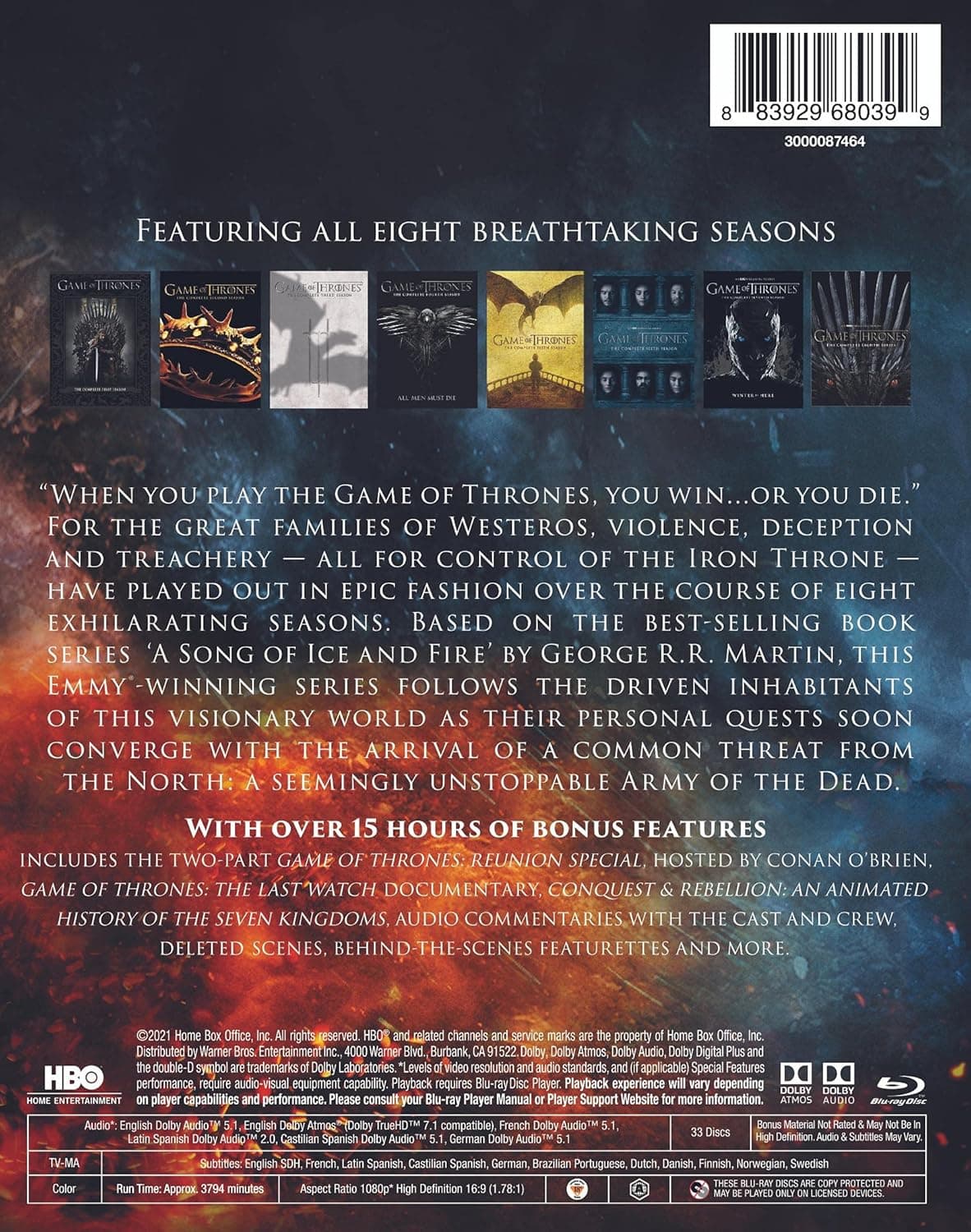 Game of Thrones: Complete Series (Blu-ray)
