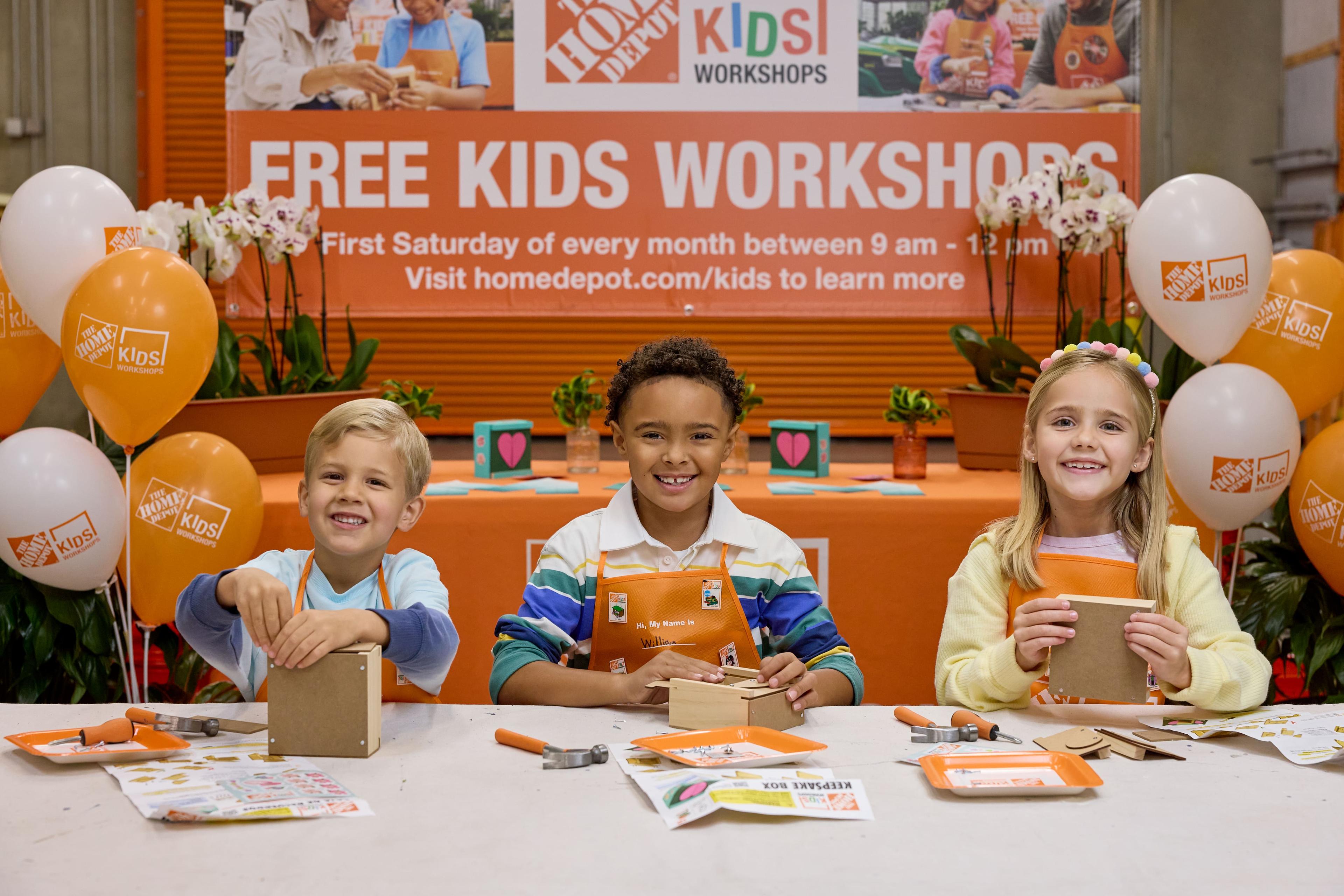 Taller GRATIS Home Depot para Niños: Caja de Recuerdos (2 de mayo)