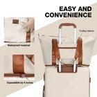 Set de Maletas Rígidas Travelhouse de 6 Piezas con Candado TSA y Ruedas Giratorias (Blanco) - ¡47% Dcto.!