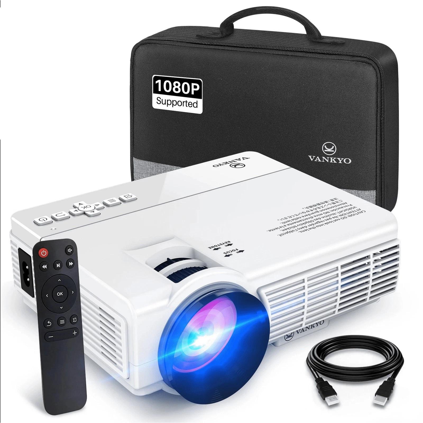 Vankyo 200" Class FHD (1080P) LED Projector (Leisure 3) - Open Box