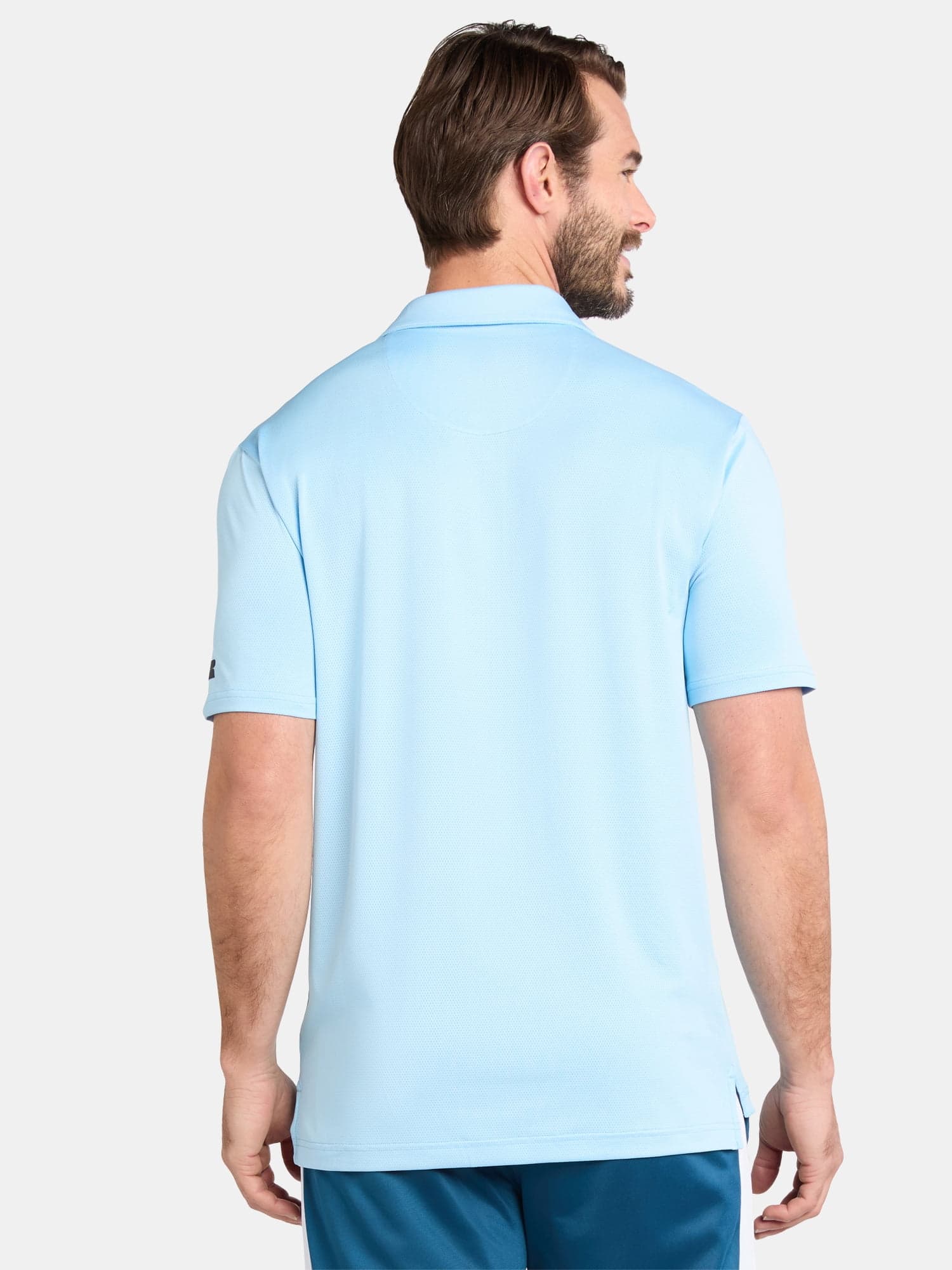 $4.75: Russell Athletic Men's Performance Polo Shirt with Short Sleeves (Select Colors and Sizes) at Walmart.com