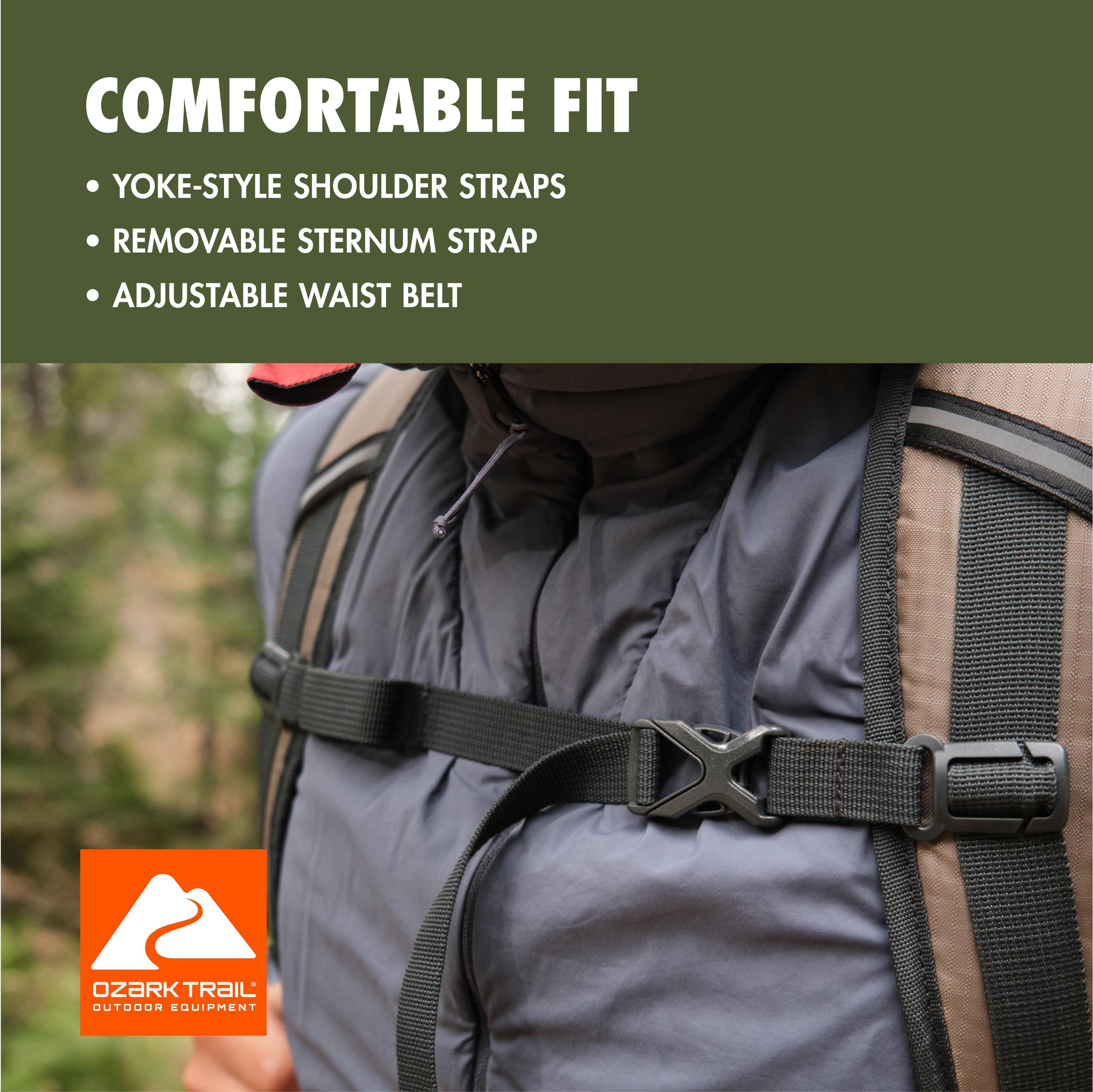 Mochila Técnica Ozark Trail 17L para Senderismo y Camping (Gris)