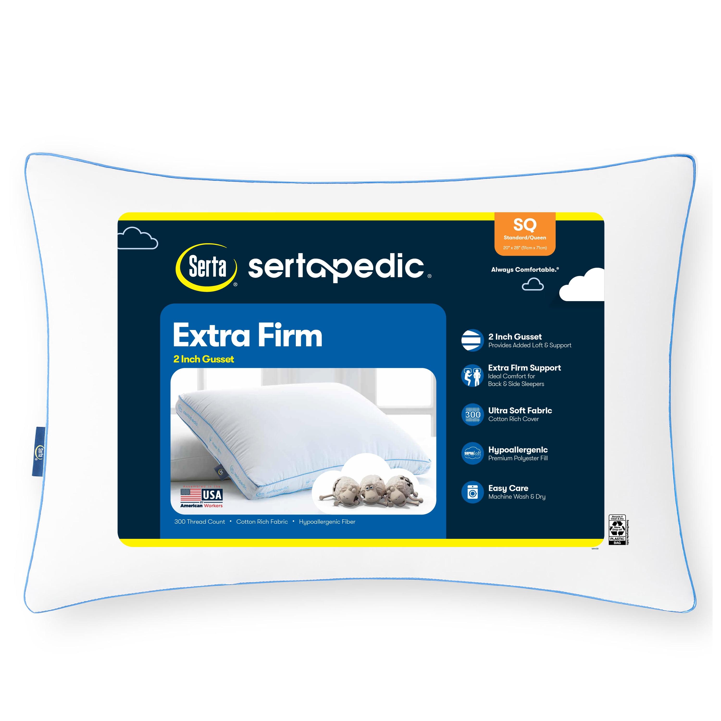 Dúo de Almohadas Sertapedic Extra Firmes Estándar/Queen al 50%